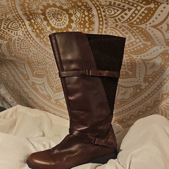 Teva Dark Brown Over the Knee Boots